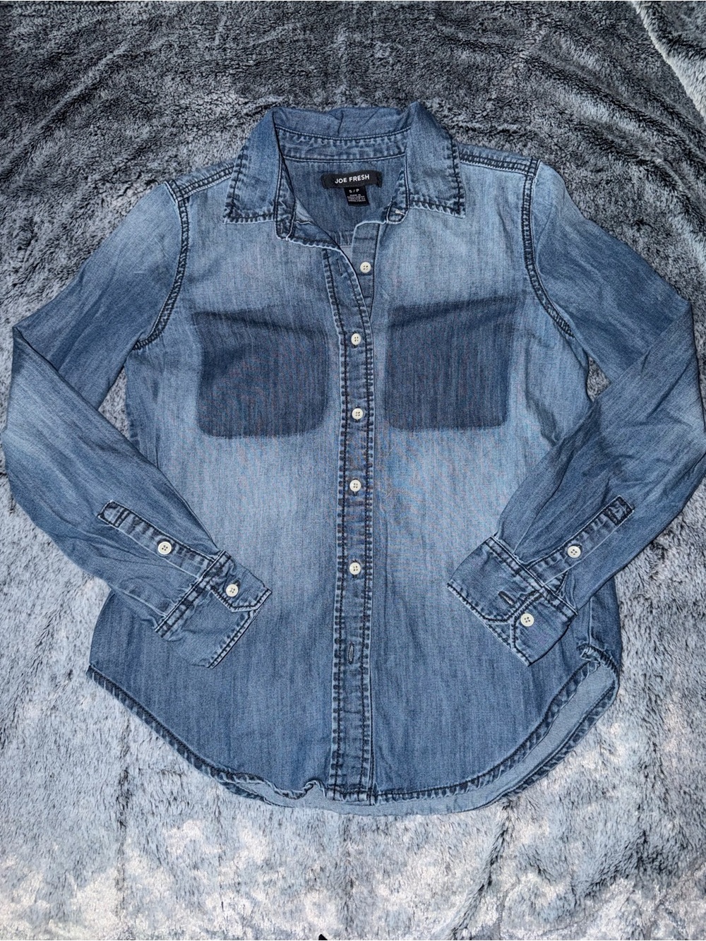 Jeans button down top